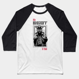 Retro Sheriff Baseball T-Shirt